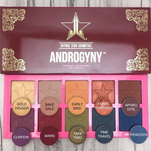 😍 NIB Androgeny Eyeshadow Palette by Jeffree Star! 😍 - Picture 1 of 9